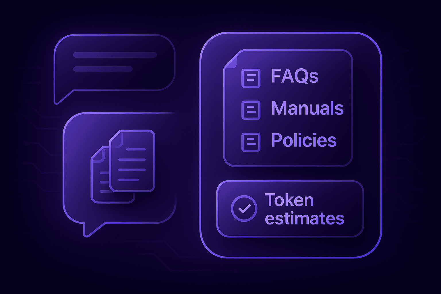Knowledge upload wizard with file list and summaries